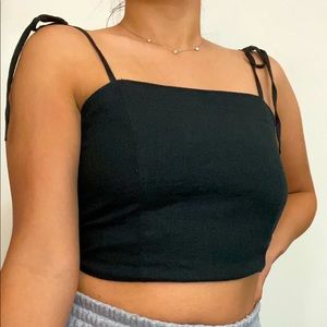 Black Crop Top